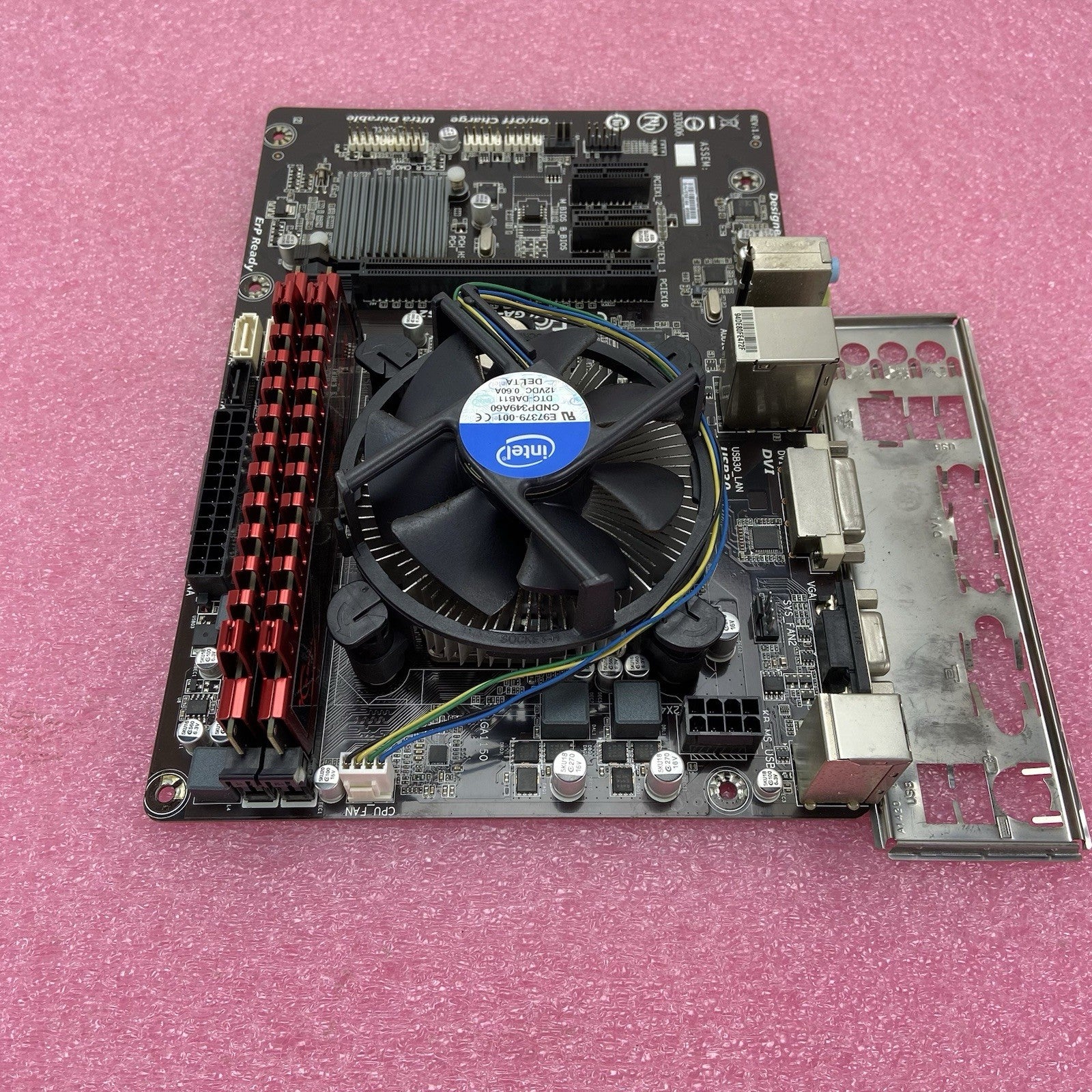 Gigabyte H81M-DS2V Motherboard Intel Pentium G3220 3GHz 4GB RAM w/IO Shield3