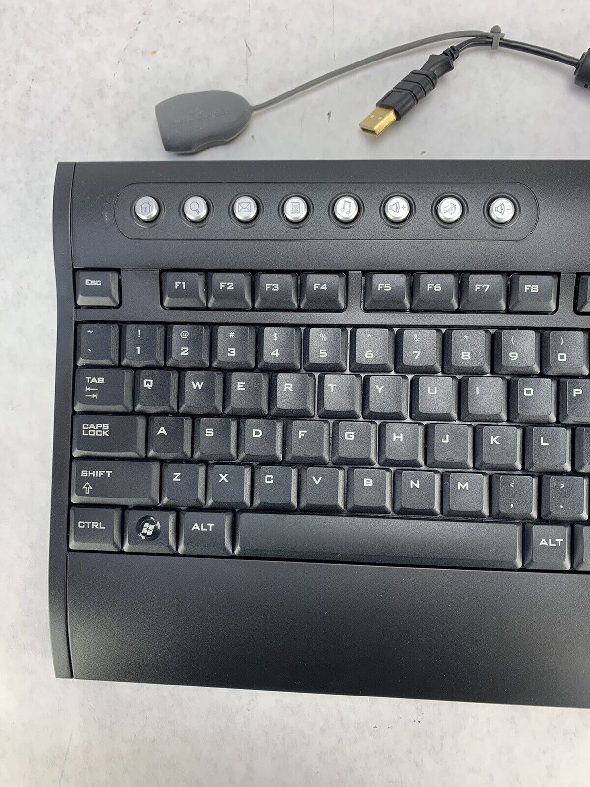 Silver Surf Multimedia Keyboard S103 Dishwasher Safe Silver Seal Protected