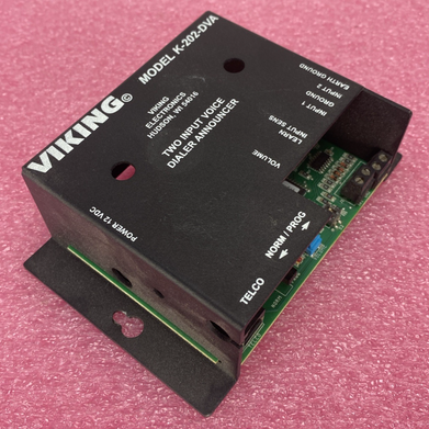 Viking K-202-DVA Two Input Voice Dialer Announcer Untested