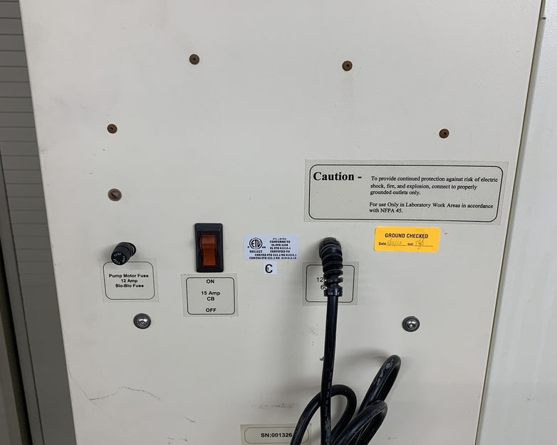 CBG Biotech SLV-99U (L)  Xylene and Alcohol Solvent Recycling System Power On