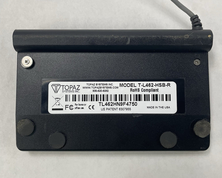 Topaz Systems T-L462-HSB-R SigLite LCD USB Signature Pad Terminal - No Stylus