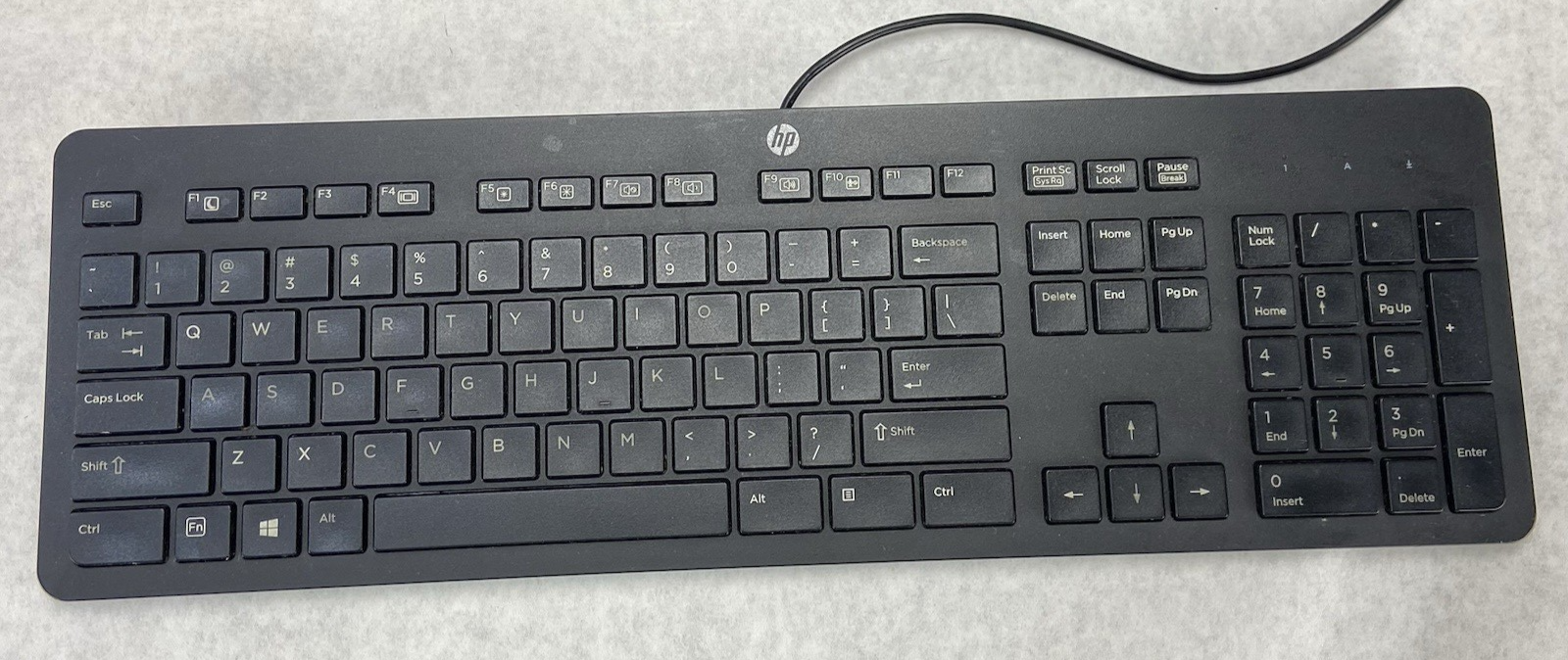 HP USB Slim Business Keyboard Model KBAR211 Part No 803181-001 Lot of 10 (Ten)