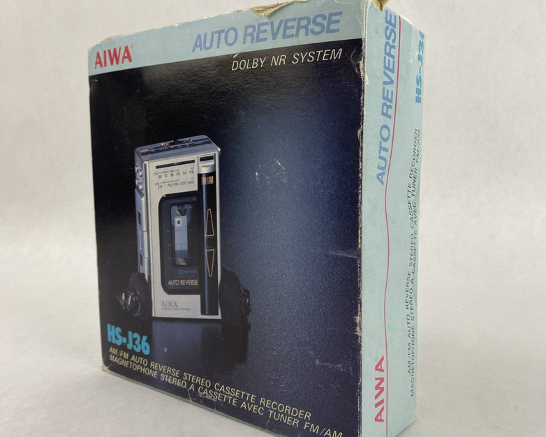 Aiwa HS-J36 AM/FM Auto Reverse Stereo Cassette Recorder Untested