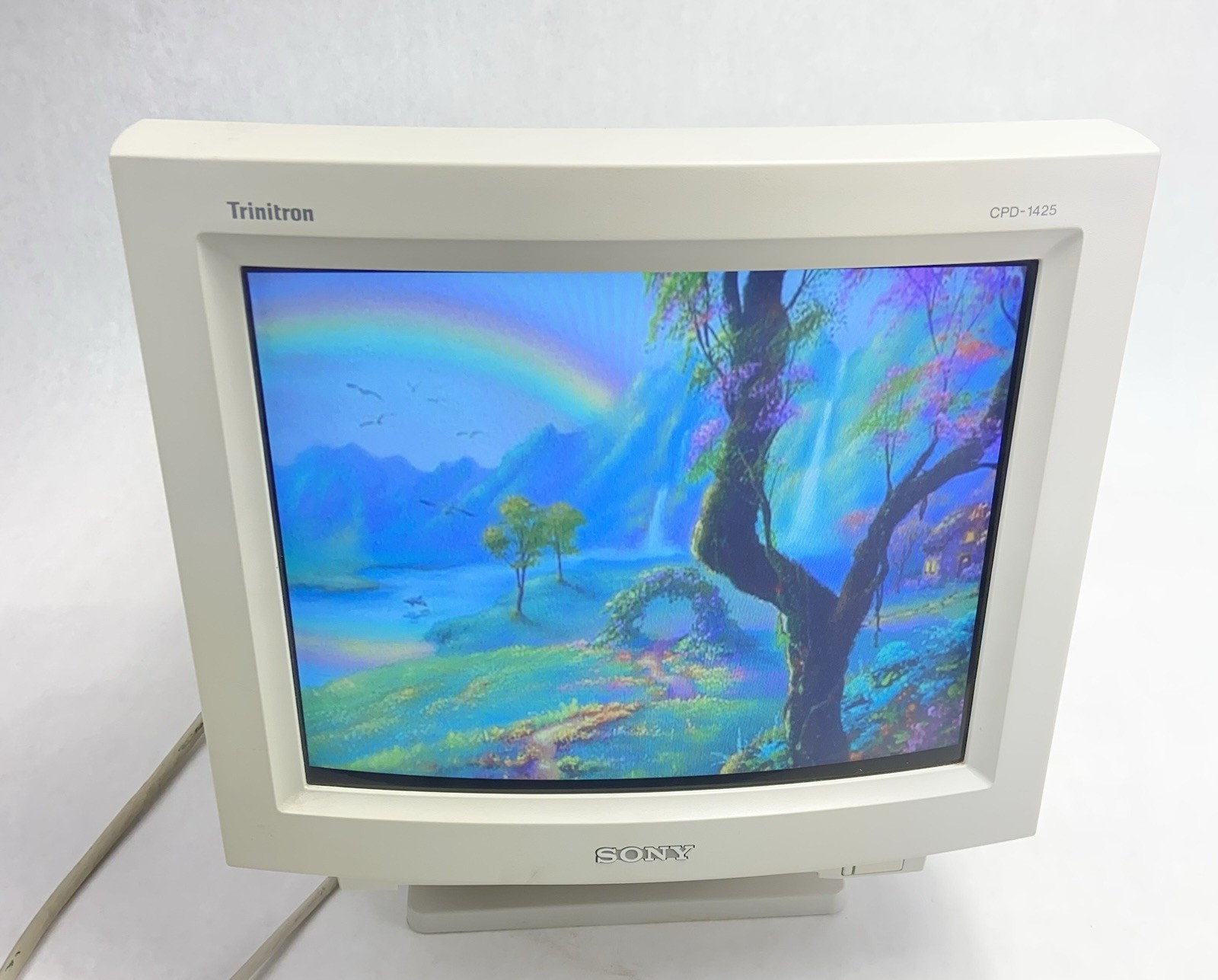 Sony Trinitron Color Monitor CPD-1425 Vintage Gaming CRT Display