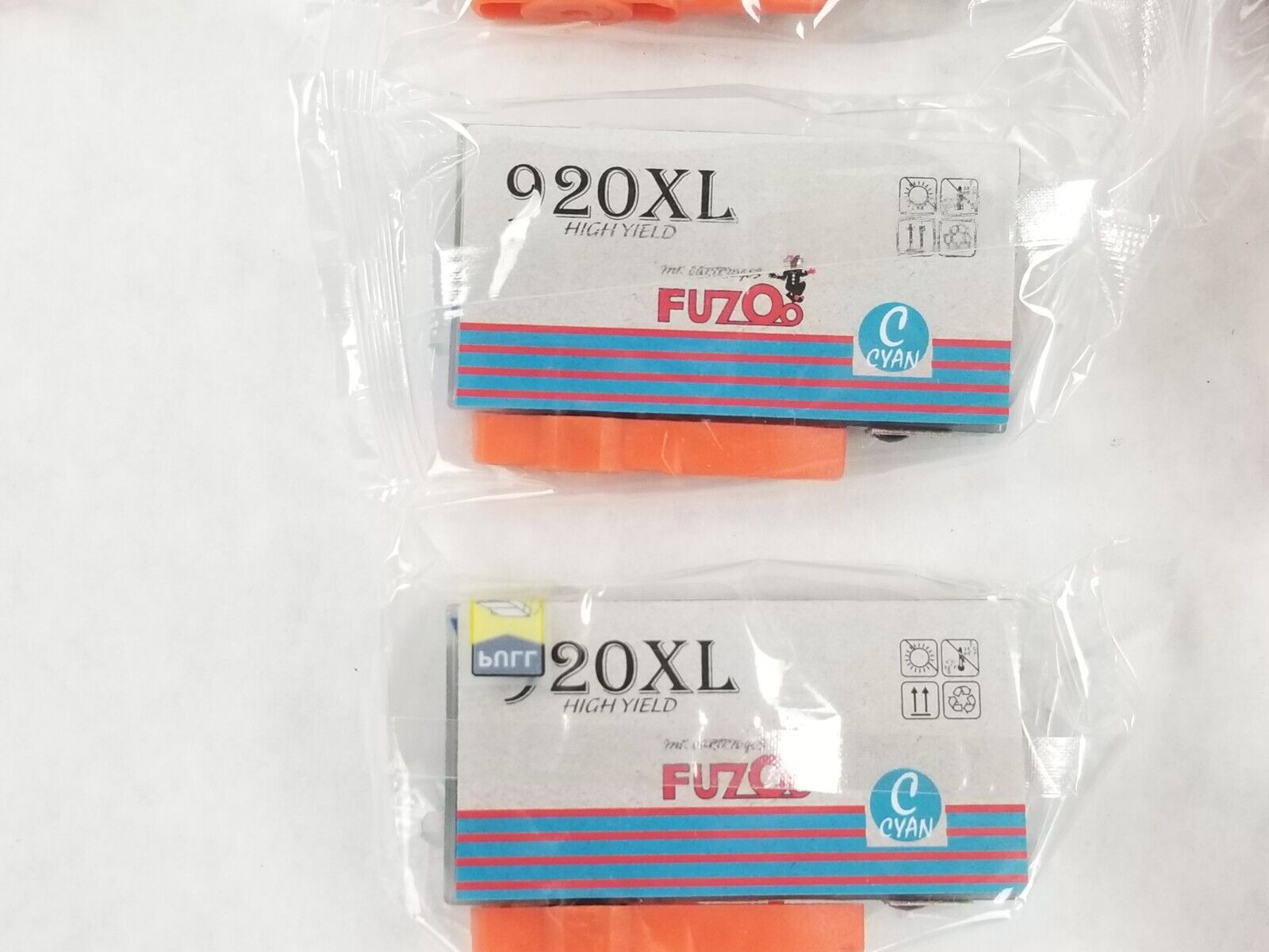 Fuzoo 2 Sets 920XL For OfficeJet 6000 6500 7000 7500 Plus 2 Black Cartridge