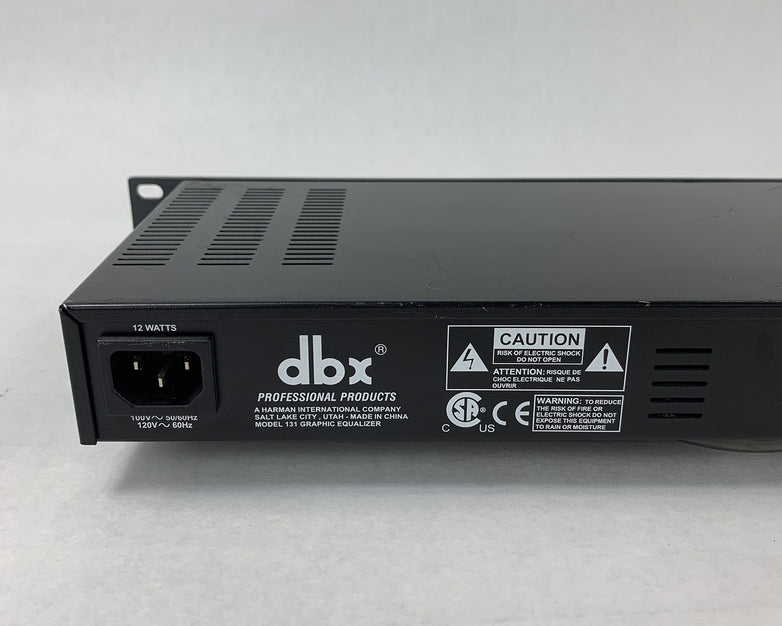 DBX 131 DBX131V 31-Band Graphic Equalizer Parts and Repair Bad Controls
