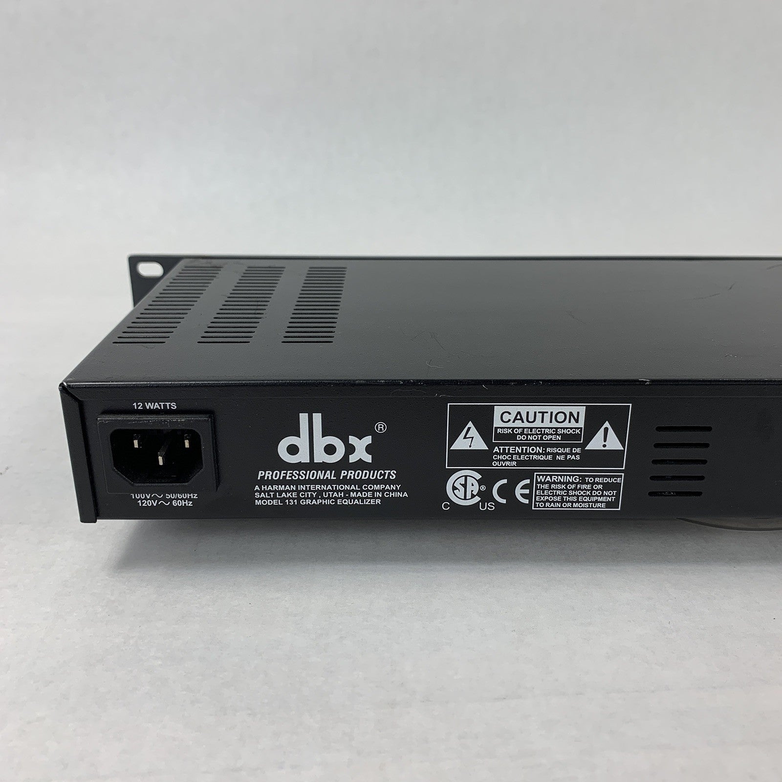 DBX 131 DBX131V 31-Band Graphic Equalizer Parts and Repair Bad Controls