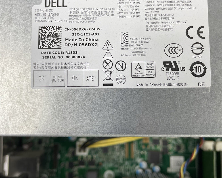 Dell Optiplex 3010 MT i5-3470 3.20 GHz 8 GB RAM DVD-RW No HDD No OS