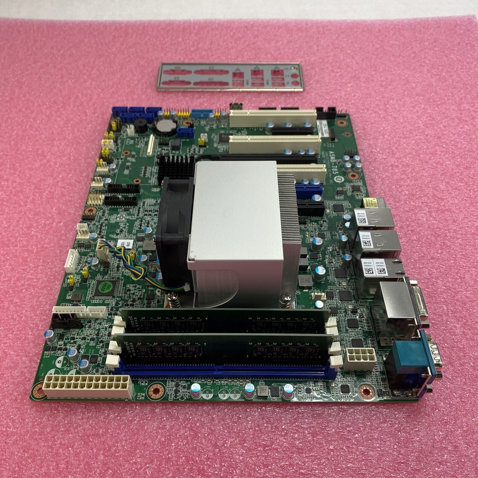 Advantech ASMB-785 Motherboard Intel Core i5-6500 3.2GHz 32GB RAM w/Shield