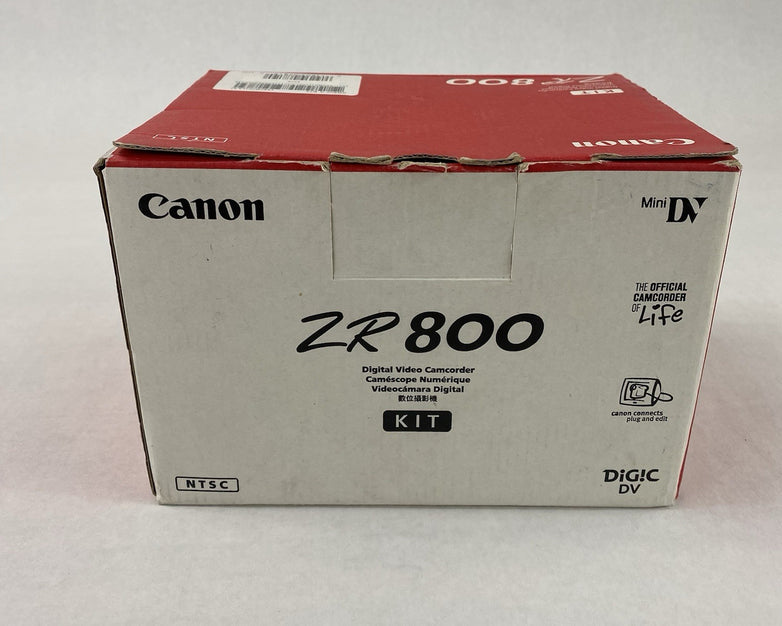 Canon ZR 800 Digital Video Camcorder Kit Untested