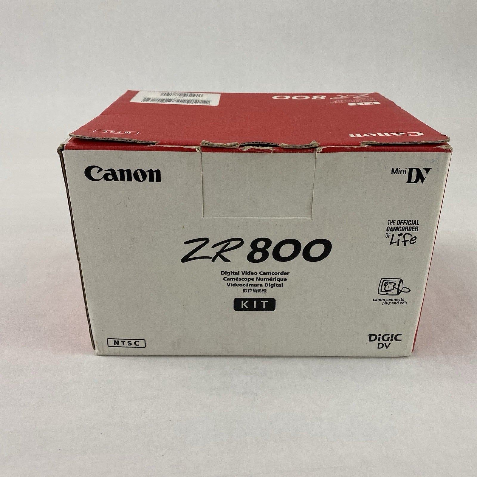 Canon ZR 800 Digital Video Camcorder Kit Untested