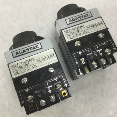 Agastat E7012SC004 Relay, Lot of 2, Untested