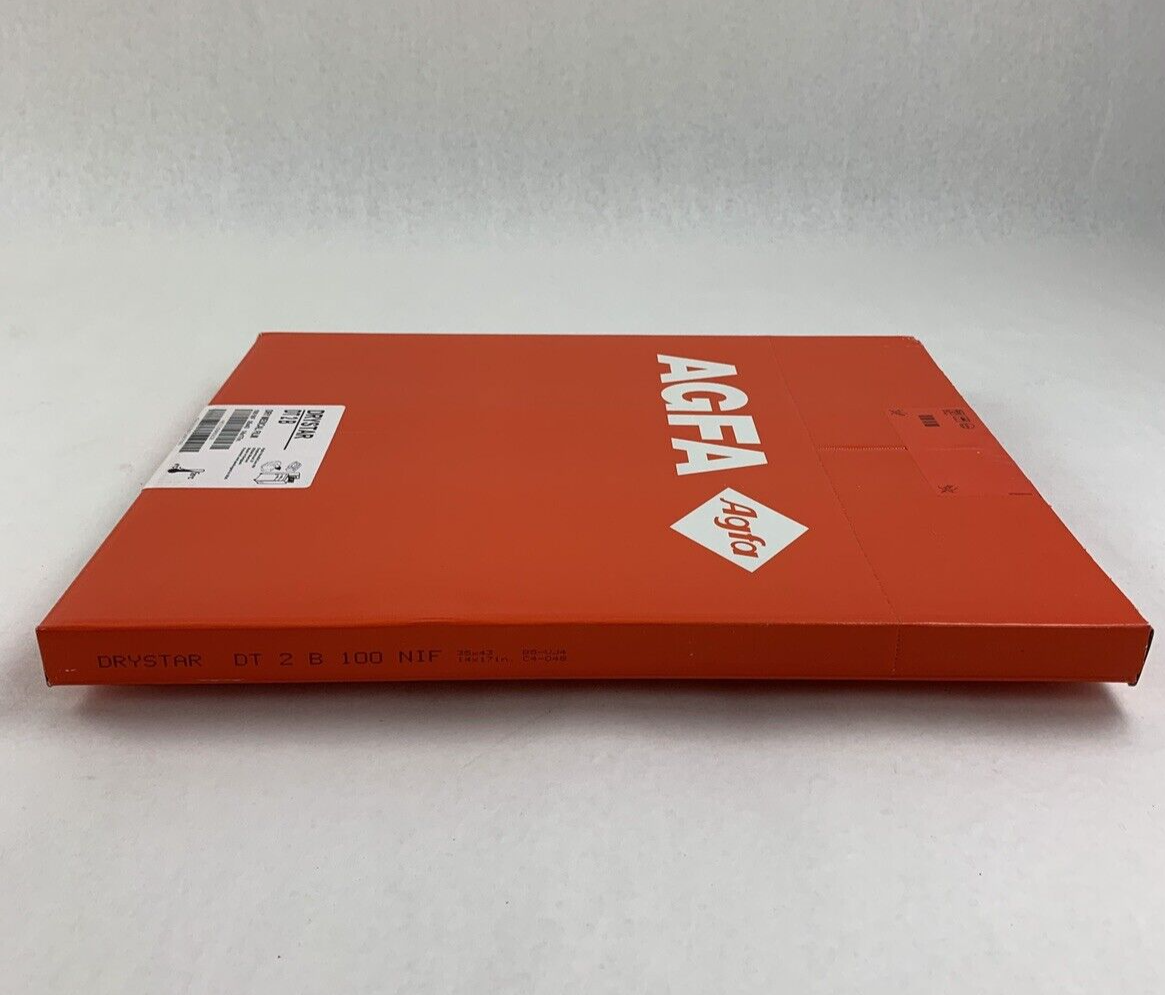 AGFA DT2B Drystar Dry Medical Film 10X12 100 Count New Sealed OEM