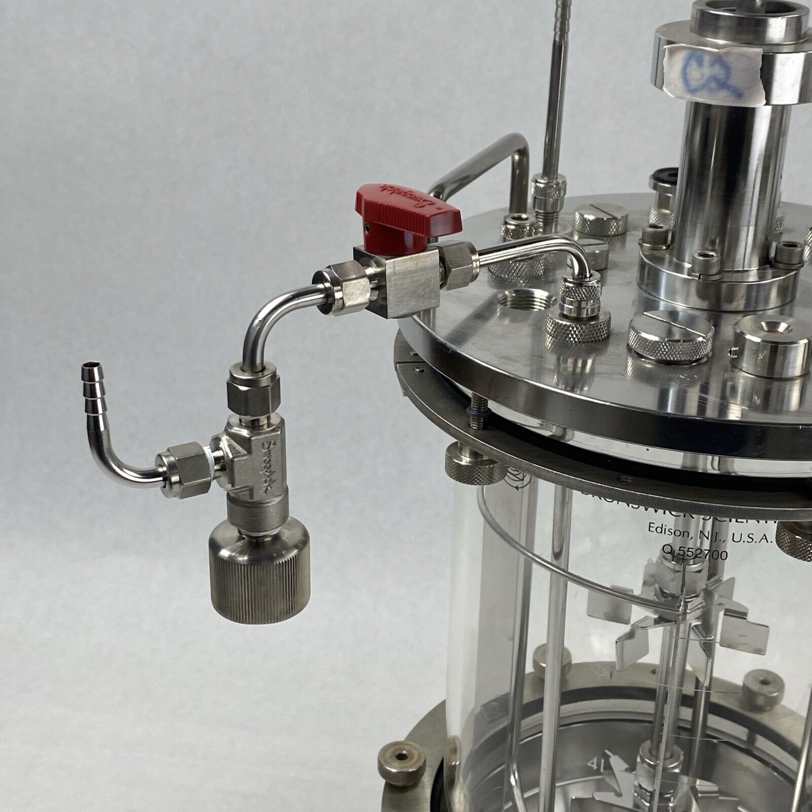 New Brunswick Scientific Q552700 5L Liter Glass Vessel Fermentor Bioreactor