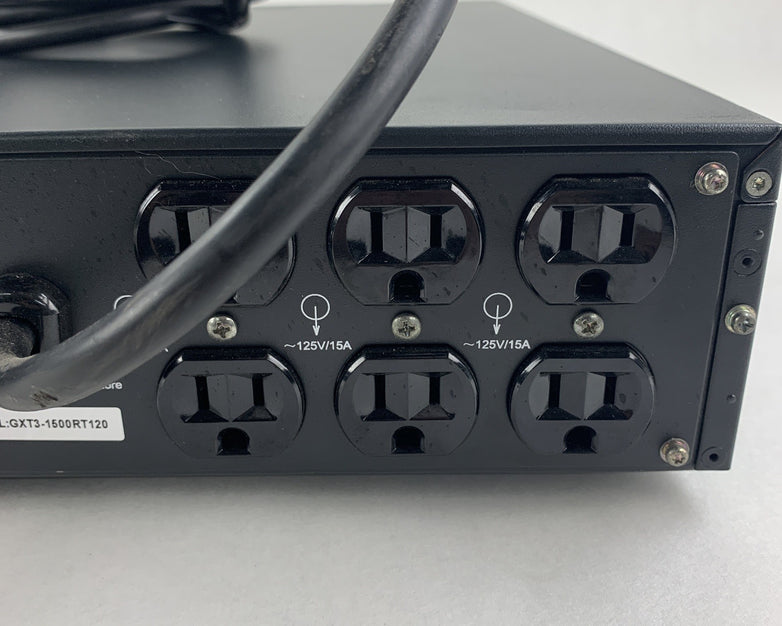 Liebert Emerson GXT3-1500RT120 UPS System Tested No Batteries No Caddy