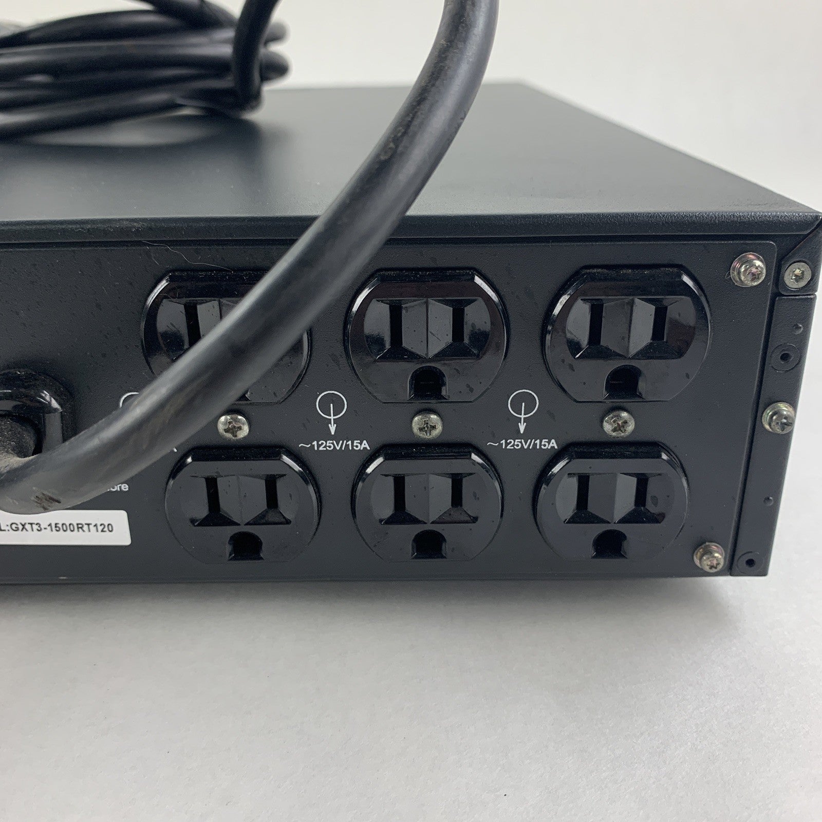 Liebert Emerson GXT3-1500RT120 UPS System Tested No Batteries No Caddy