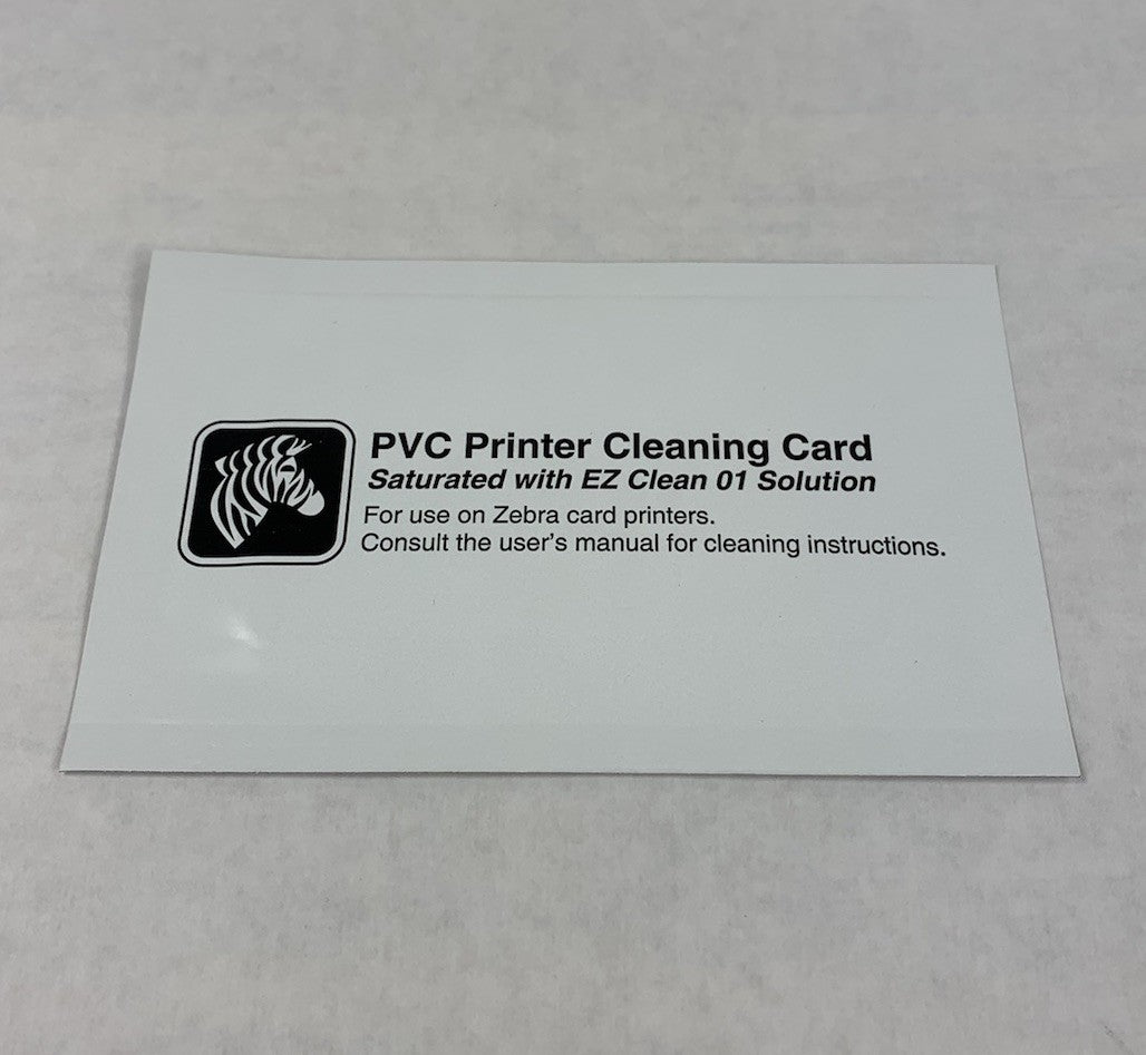 Zebra 800104-001 PVC Printer Cleaning Card for Zebra Card Printers (Lot of 13)