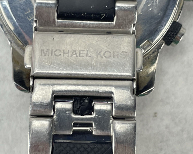Michael Kors MK-8199 Chronograph Quartz Parts Or Repair Not Ticking