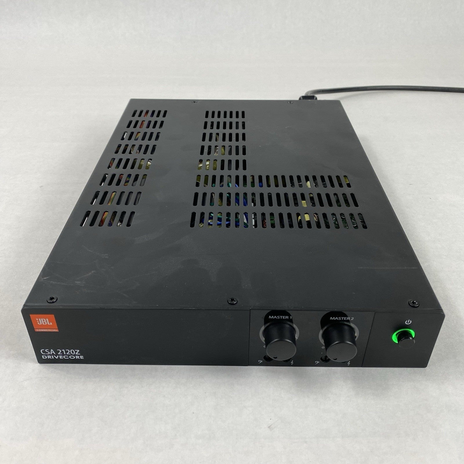 JBL CSA 2120Z Drivecore 2-Channel Power Amplifier with Power Cord Power Tested