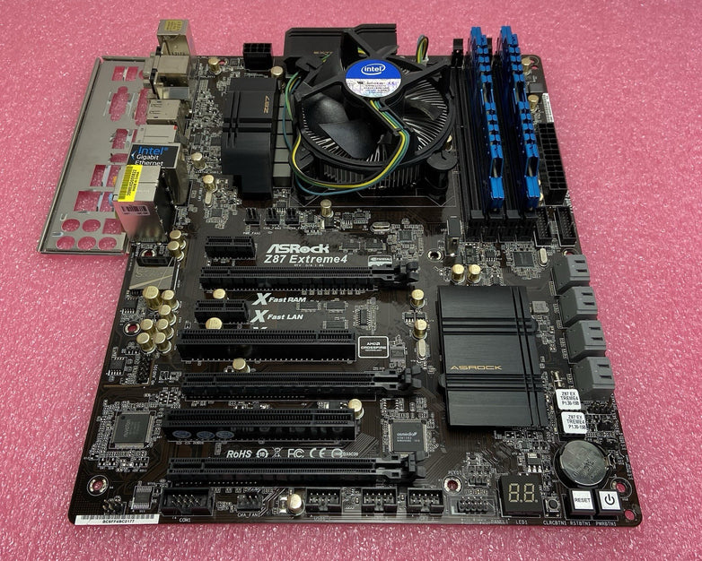ASRock Z87 Extreme 4 Motherboard Intel Core i7-4770K 3.5GHz 8GB RAM w/IO Sheild