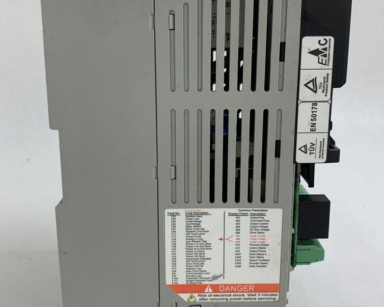 Allen Bradley 22D-D1P4N104 PowerFlex 40P AC Drive 0.4W/0.5 380-480V - Untested