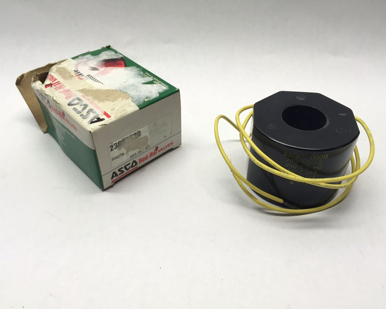 Asco 236825-002D Replacement Coil for Solenoid Valve 2368252D F00275A, NEW