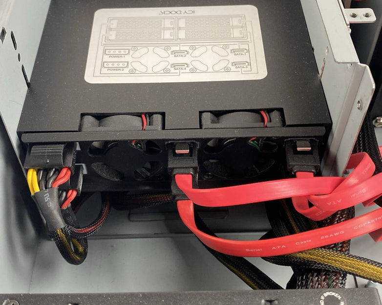 Unbranded 3U MATX Bare Bones Computer Chassis With Corsair CX600 Power Supply