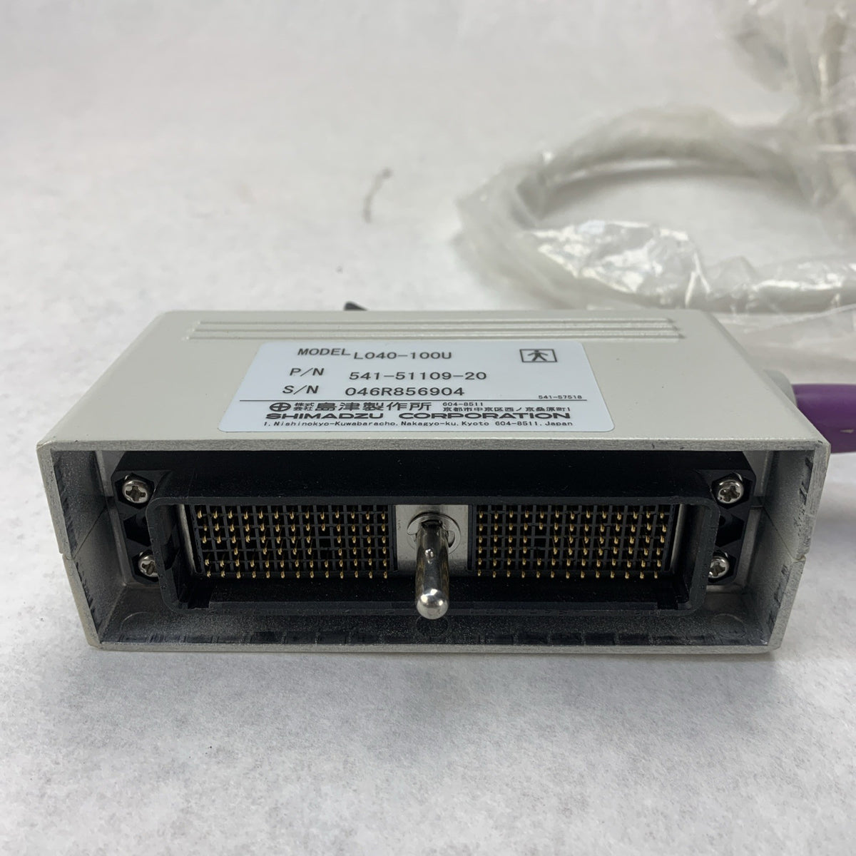 Shimadzu L040-100U Linear Array Ultrasound Transducer Probe 54151109202