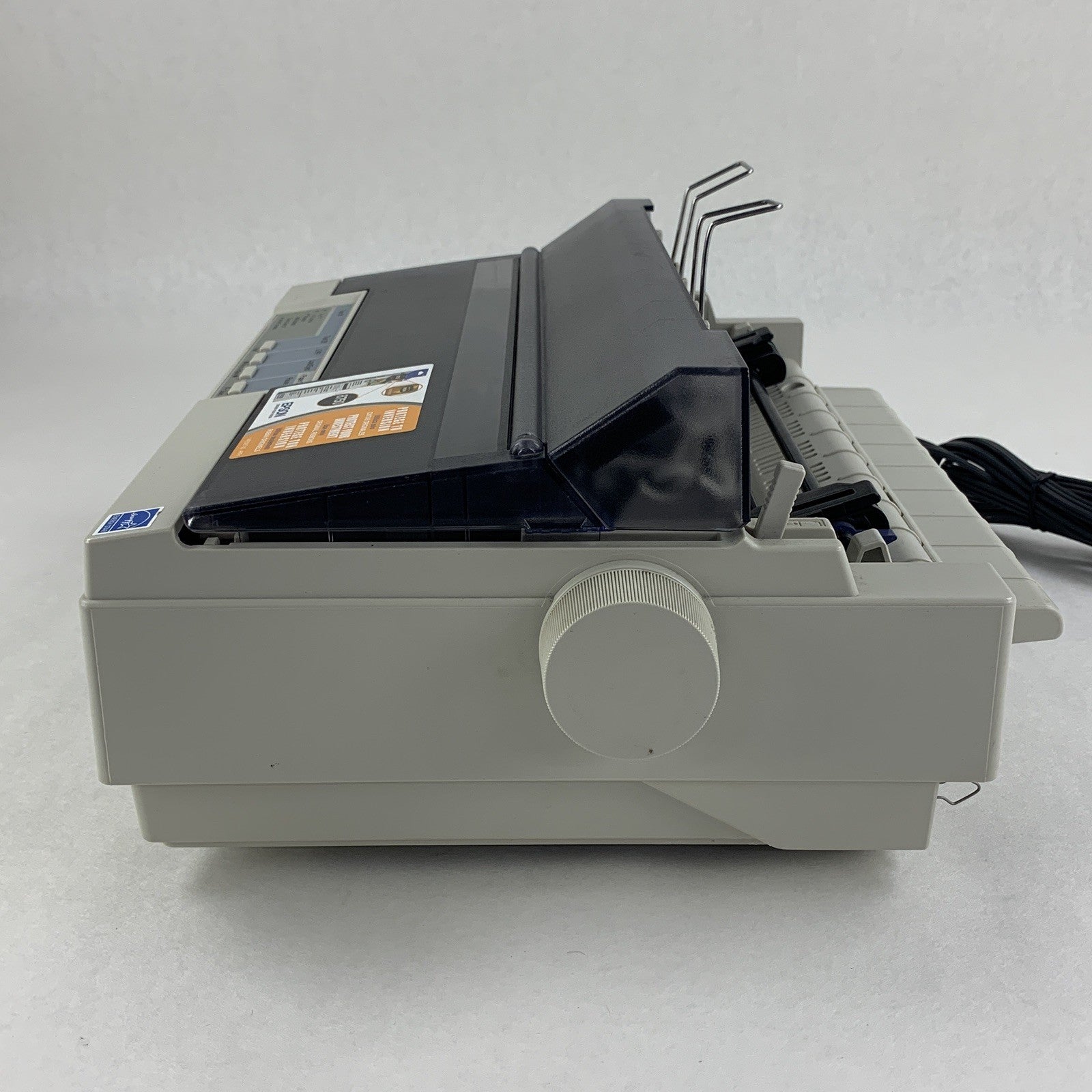 Epson LX-300+II P170B Dot Matrix 9-Pin Printer Bad Paper Feed Tested No Ribbon