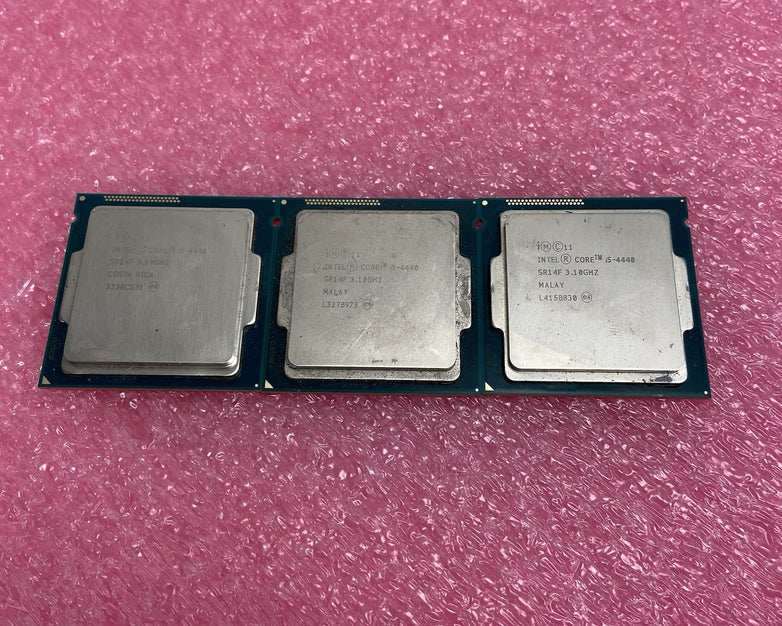 Lot of 3 Intel Core i5-4440 3.1GHz SR14F Desktop CPU