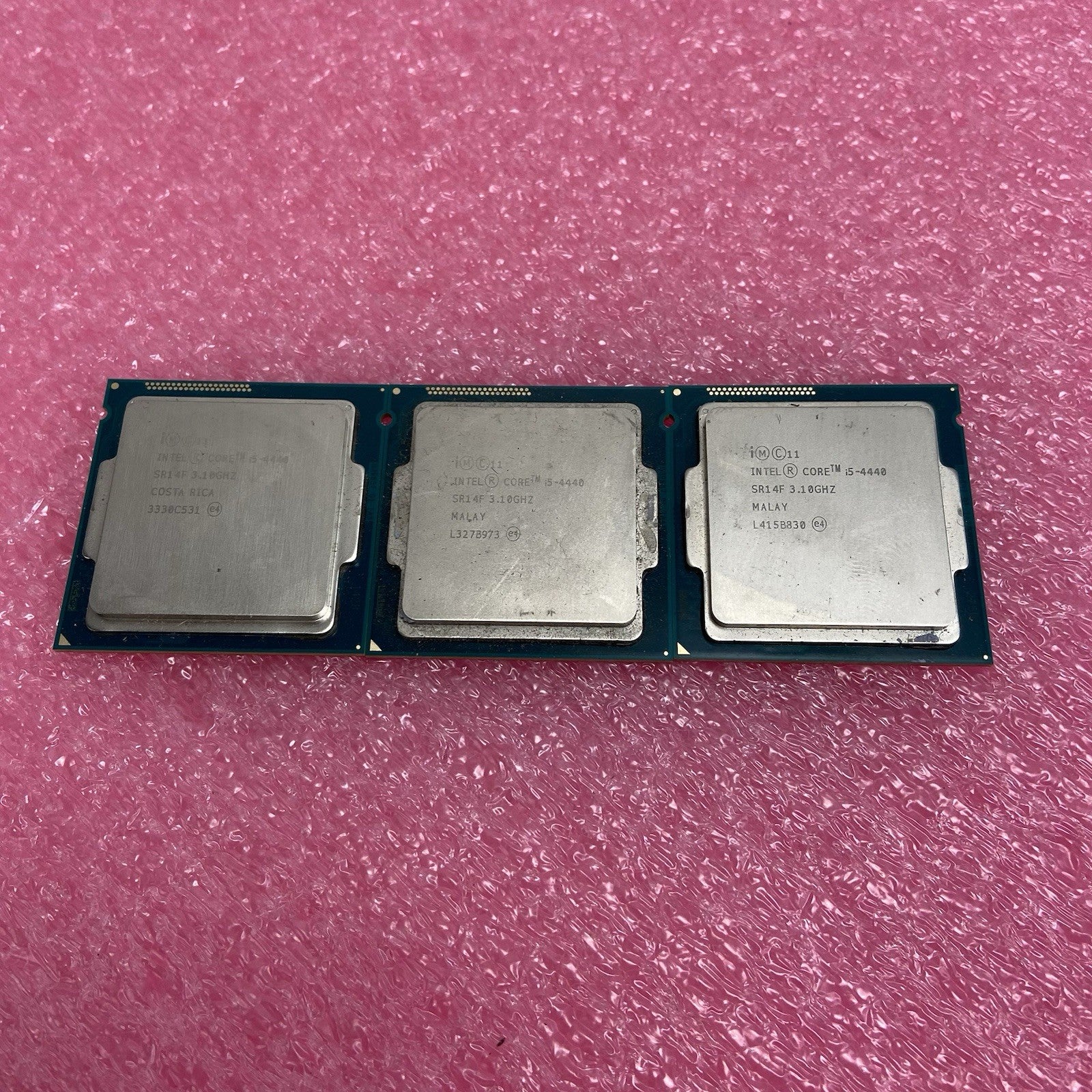 Lot of 3 Intel Core i5-4440 3.1GHz SR14F Desktop CPU1