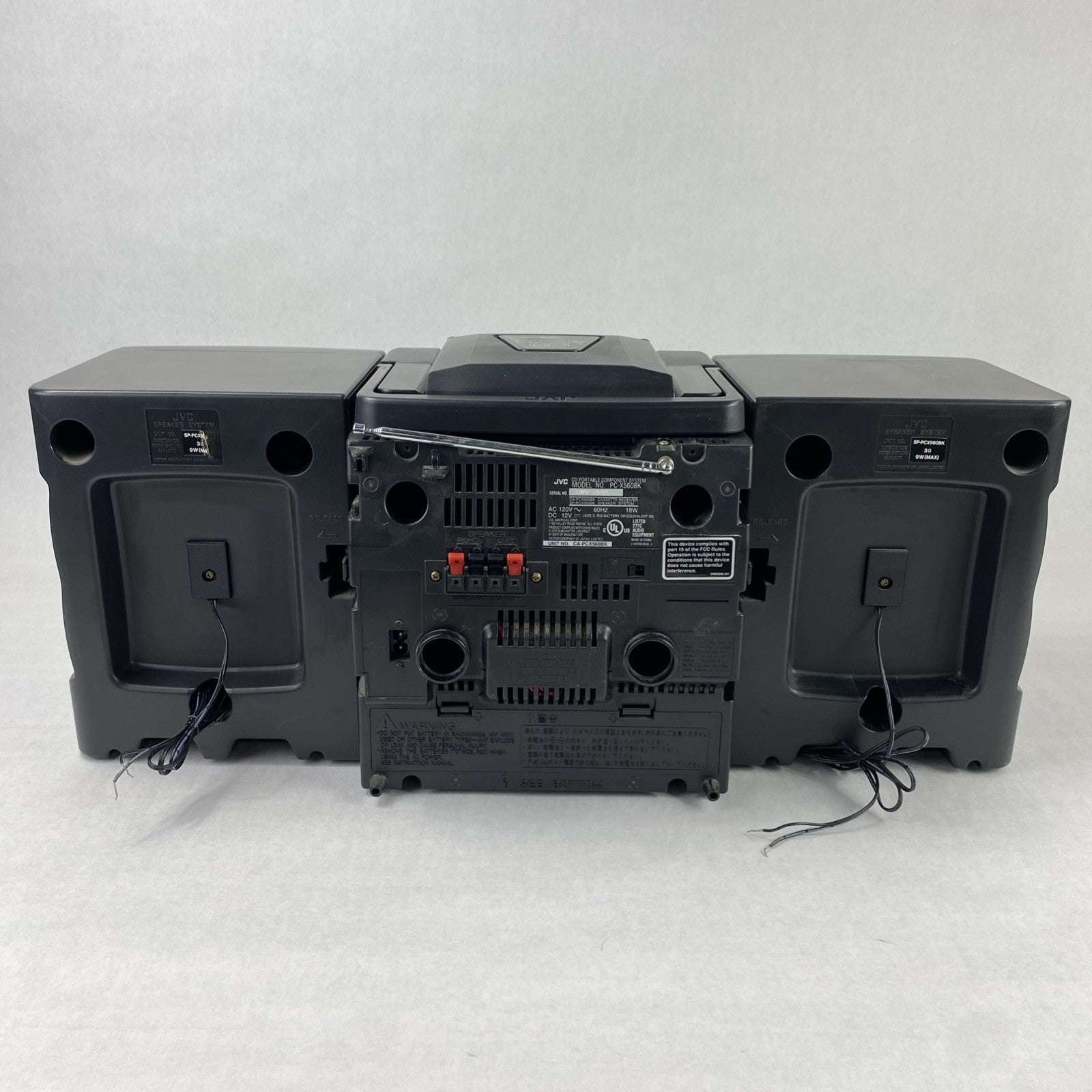 JVC PC-X560BK CD Portable Component System