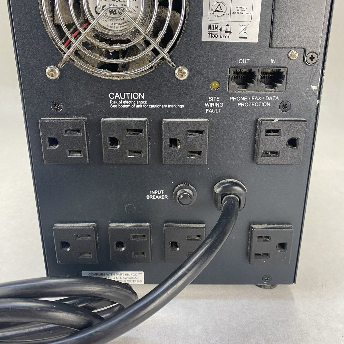 Tripp Lite SMART1500SLT 1500VA 900W UPS Smart Tower - No Batteries Front Panel7