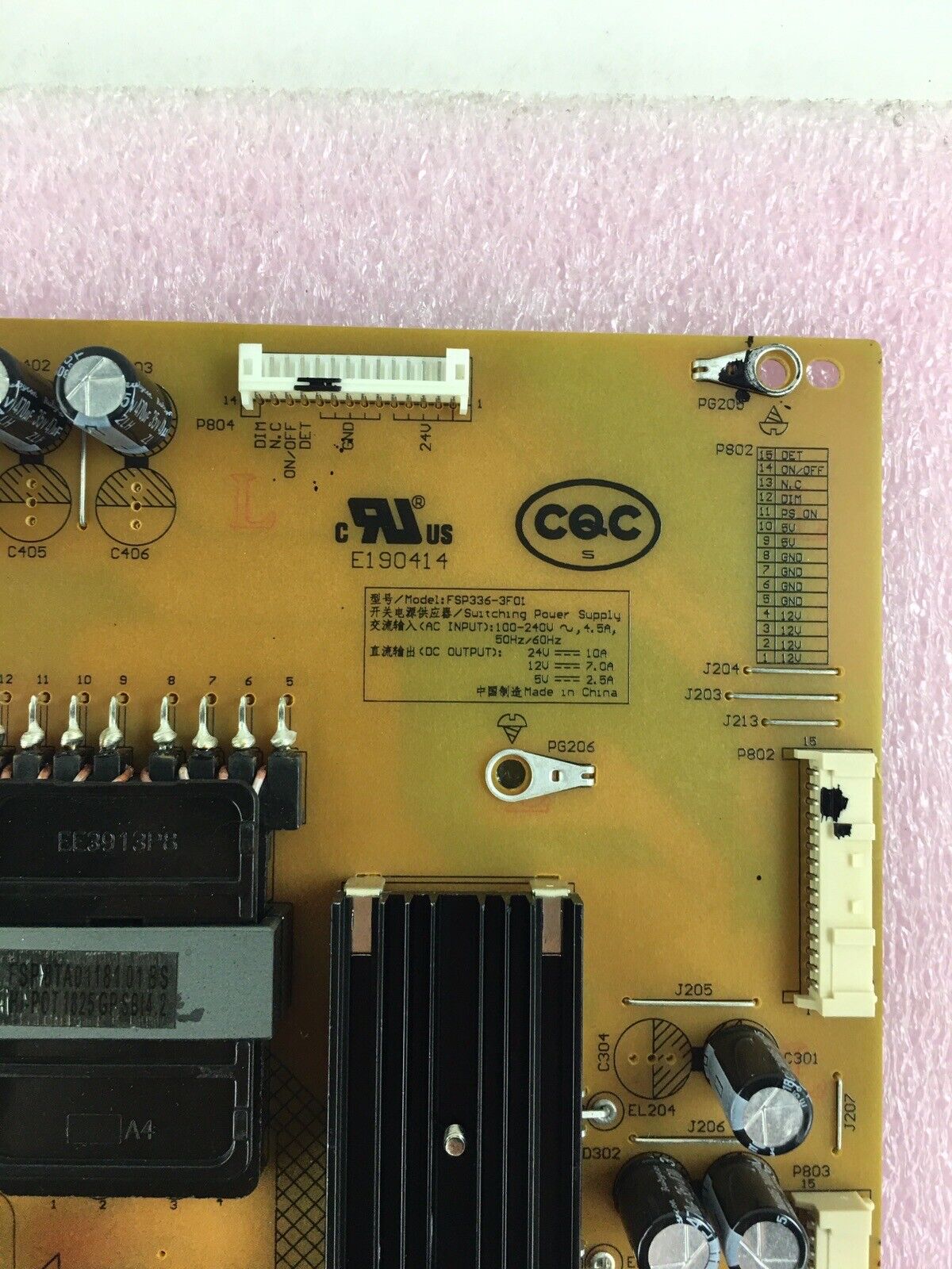 Cisco Spark Board 70 AA70WW Power Board FSP336-3F01 9OC3360200 Tested