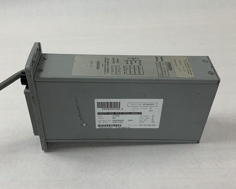 FoxBoro M/66R Resistance Converter NTR-240