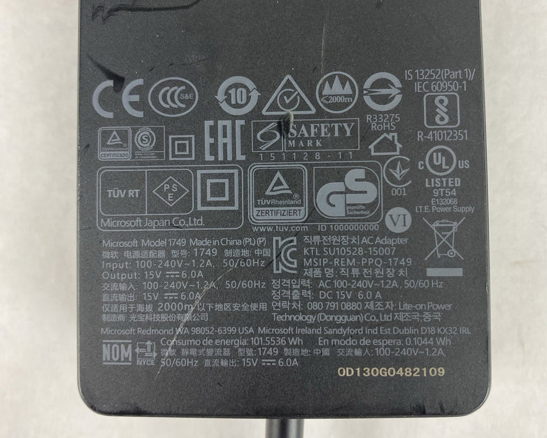 Microsoft 1749 90W AC Adapter Lot of 6