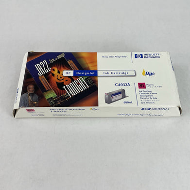 HP 81 Magenta Ink Cartridge C4932A 680ml for DesignJet 5000 5500 13DEC01