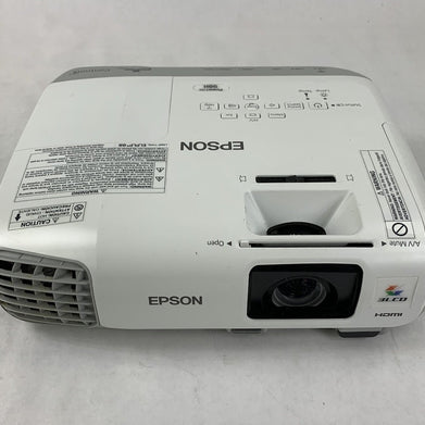 Epson PowerLite 98H H687A LCD Lamp Projector 3463 Lamp Hours - No Remote