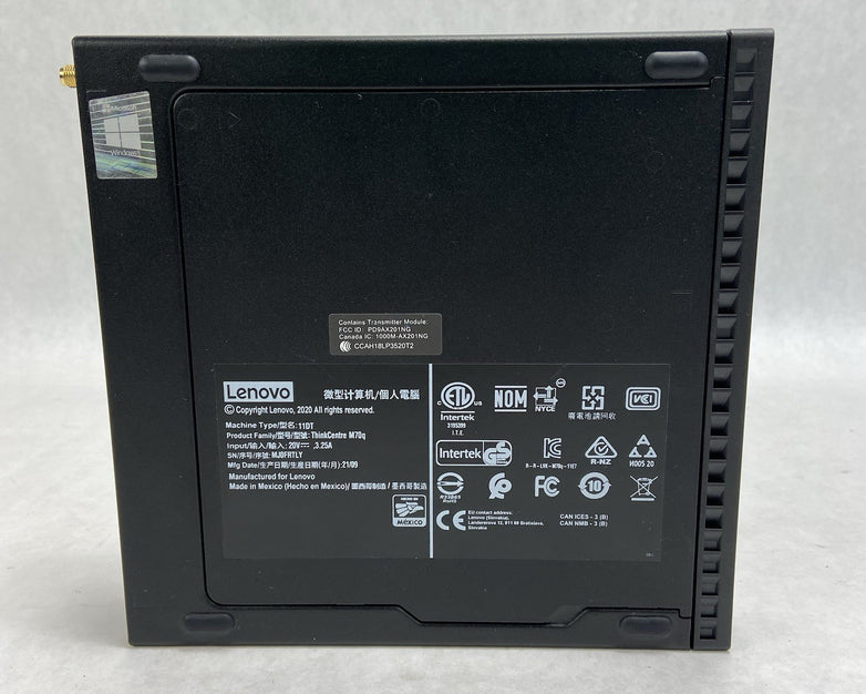 Lenovo ThinkCentre M70Q Micro Intel Core i3-10100T 3GHz 8GB RAM No HDDOSAC