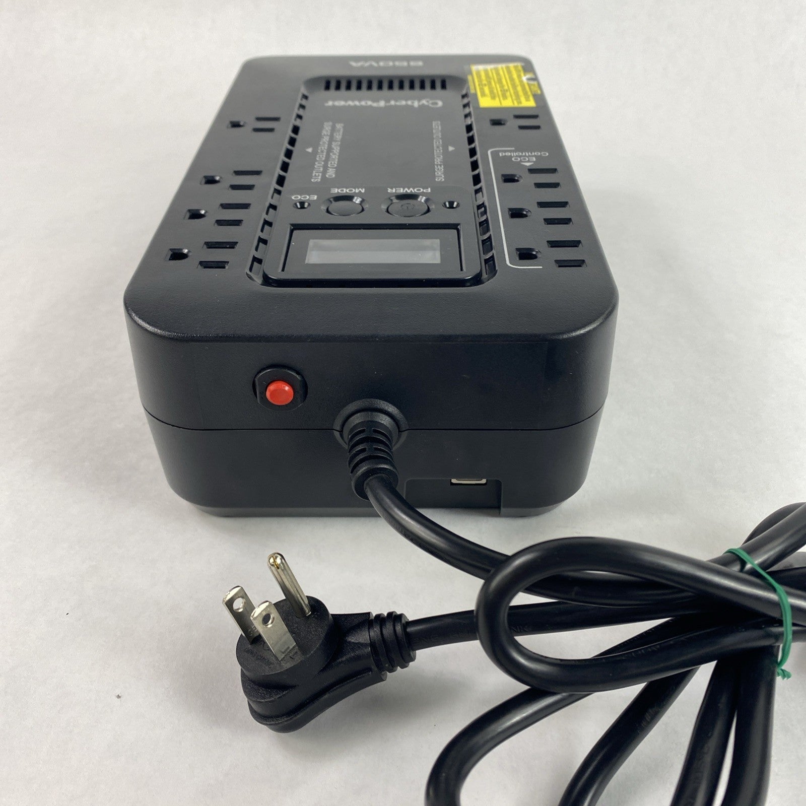CyberPower EC650LCD Ecologic 650VA 120V 8 Outlet 4 Surge TestedNo Battery3
