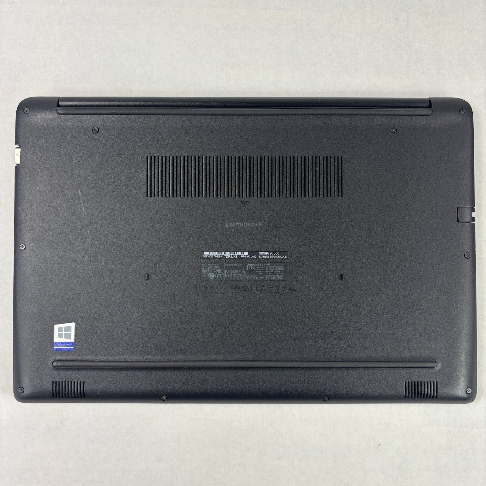 Dell Latitude 3500 15.6" Laptop i5-8265U 1.6 GHz 8 GB Ram No OS No HDD No AC