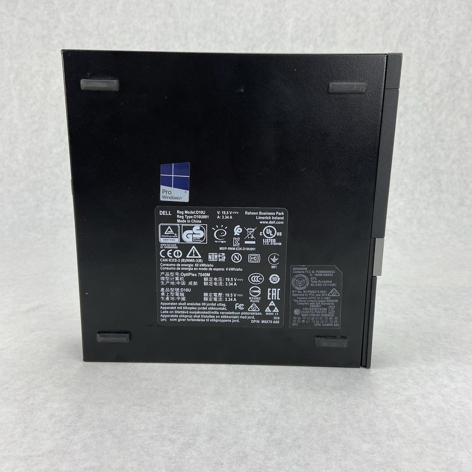 Dell Optiplex 7040 Micro Intel Core i5-6500T 2.5GHz 8GB RAM No HDDOSAC4