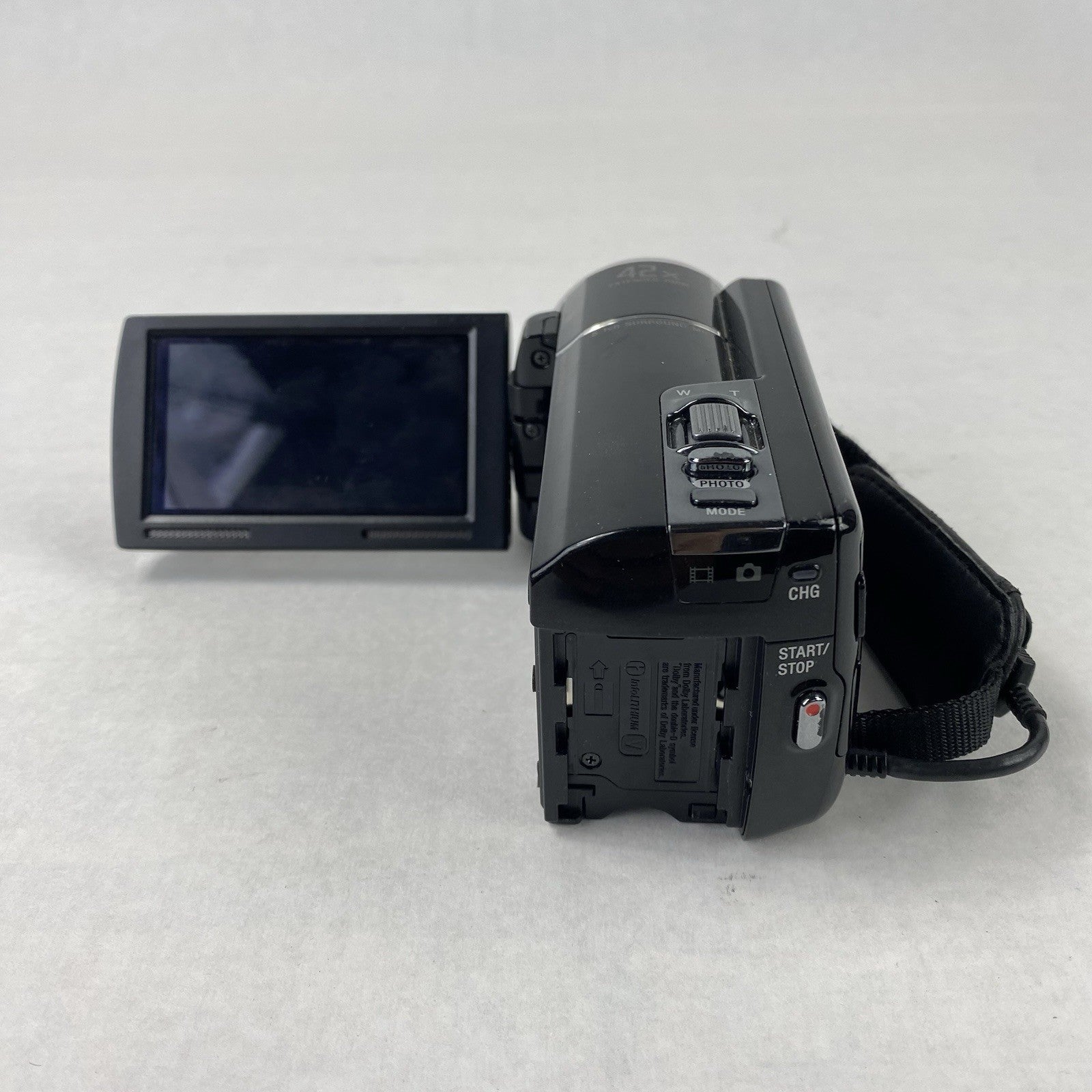 Sony HDR-XR160 Digital HD Video Camera Recorder with AC Adapter Power Tested