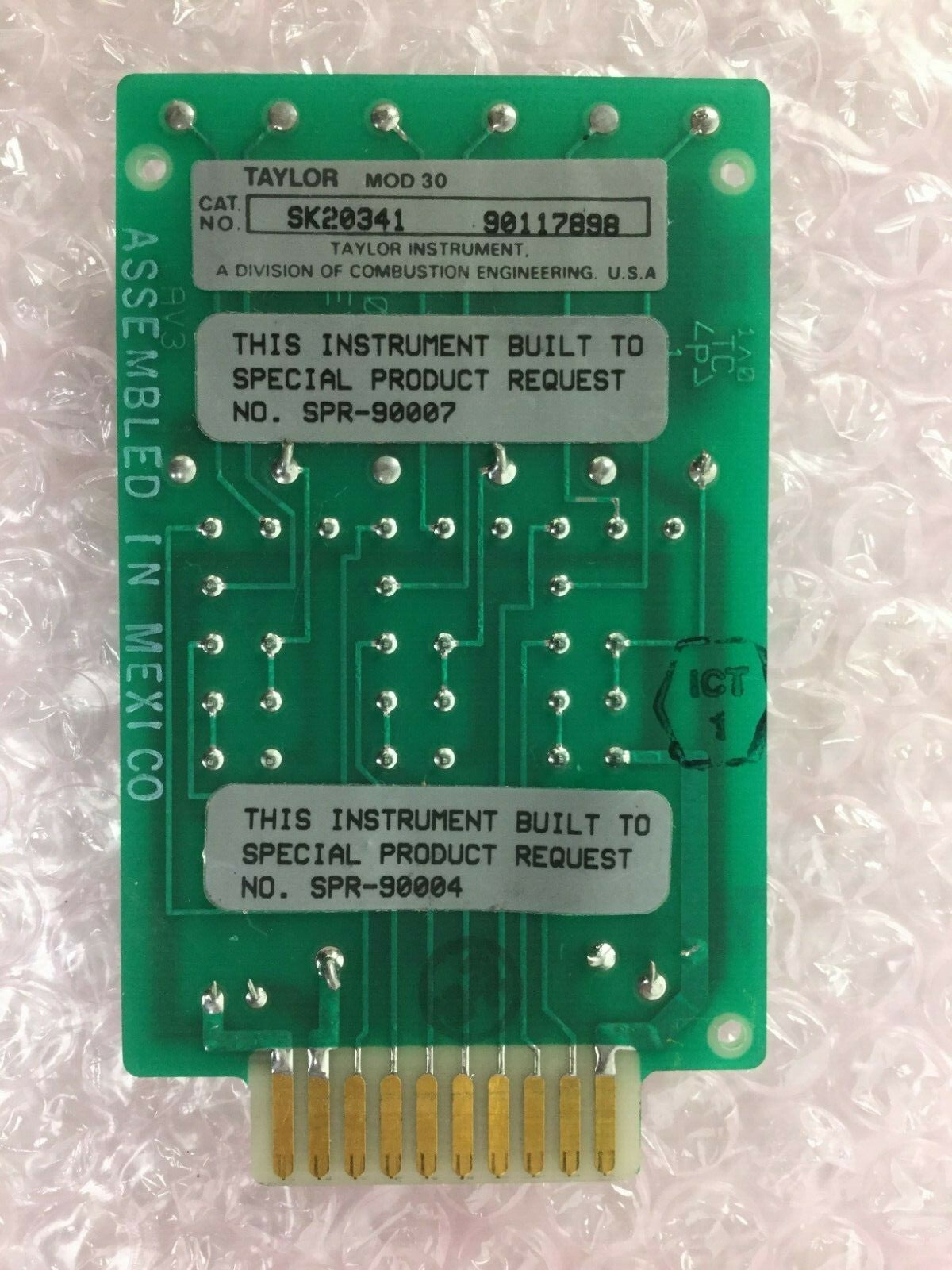 Taylor  MOD 30 SK20341 REV AB MS4112  SPR-90007 SPR-90004