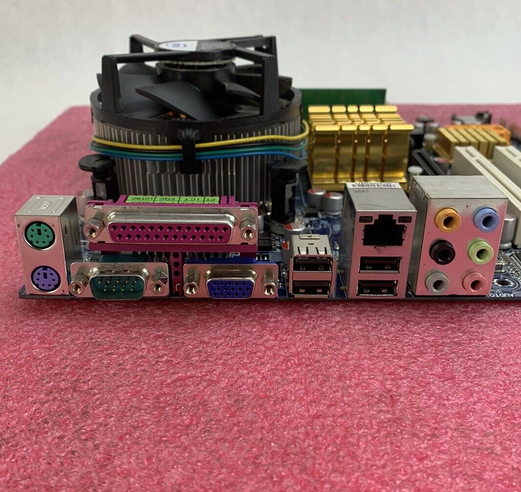 Gigabyte 945GME-DS2 Motherboard Intel Core 2 Duo 6420 2.13GHz 256MB RAM