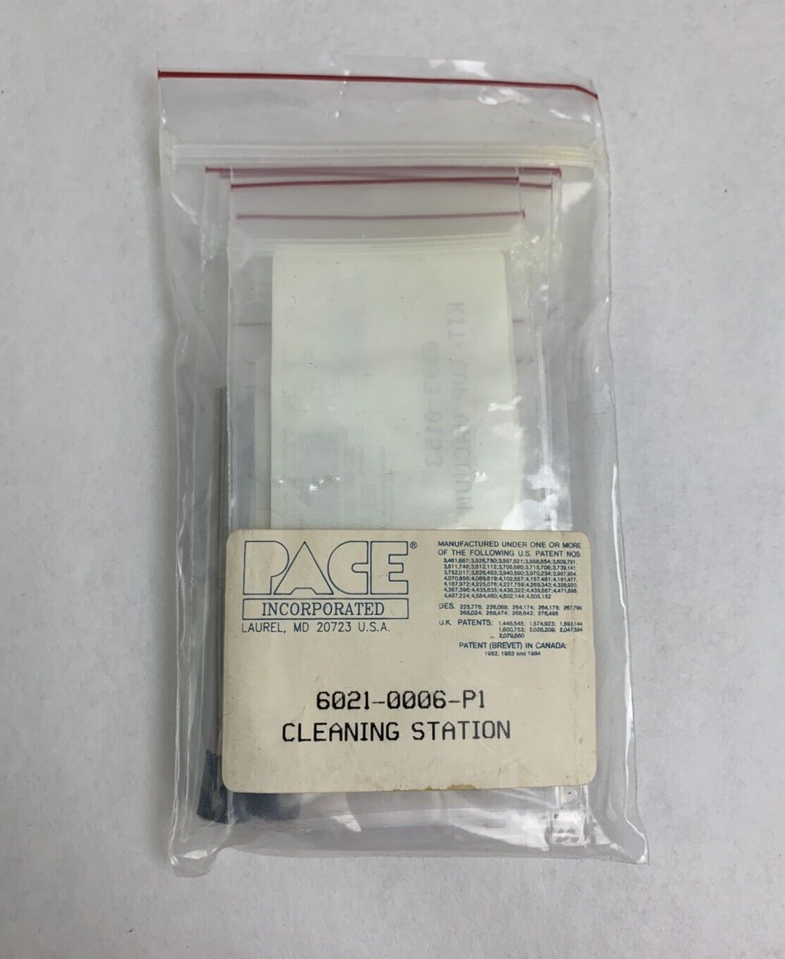 Pace Incorporated 6021-0006-P1 Cleaning Station New