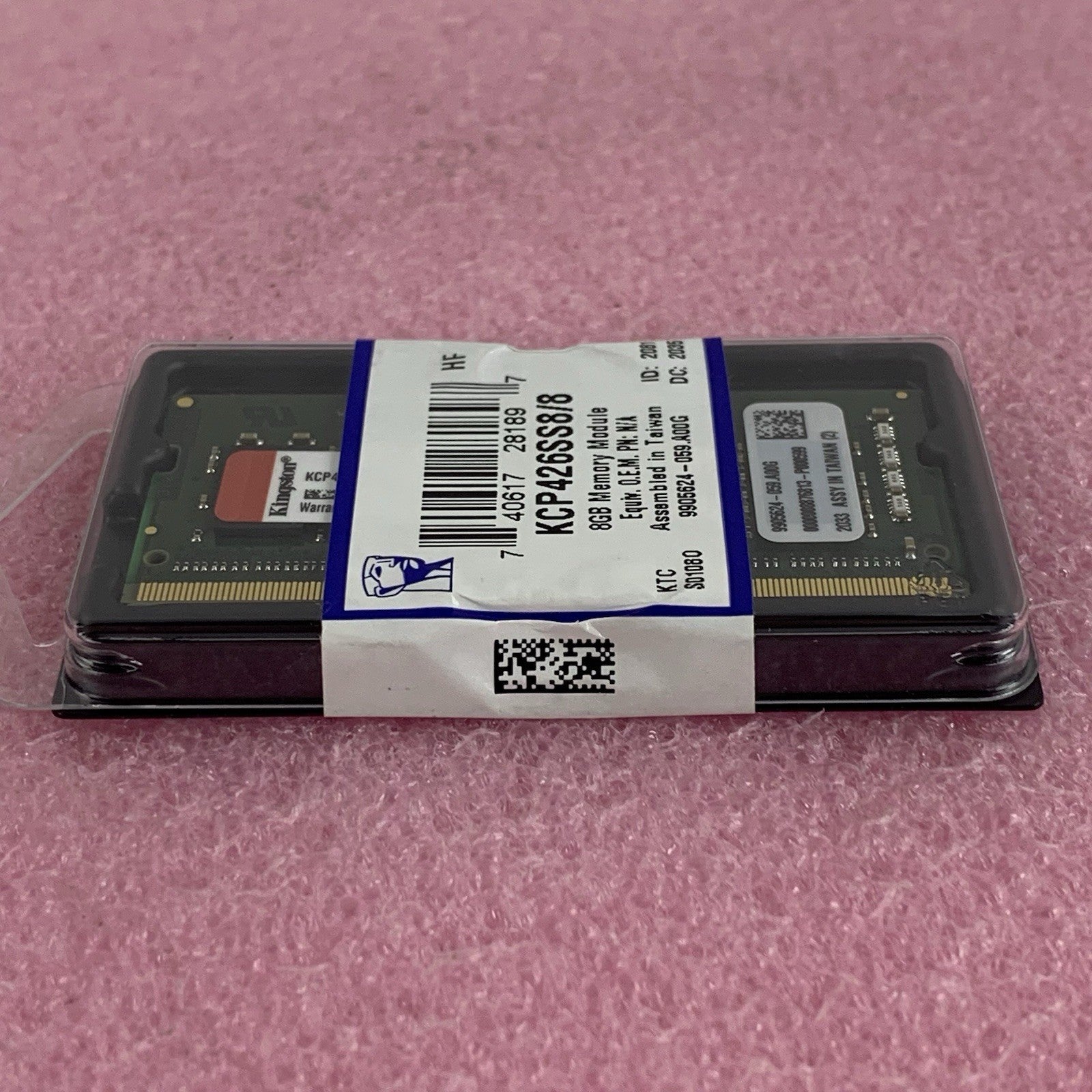 Kingston KCP426SS8/8 8 GB DDR4 2666 MHz PC4-21300 1Rx8 SODIMM Laptop Memory RAM4