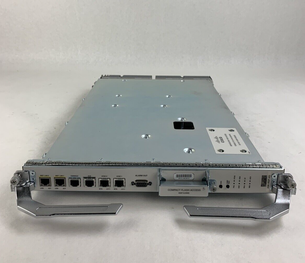 Cisco ASR 9000 A9K-RSP-4G Route Switch Processor