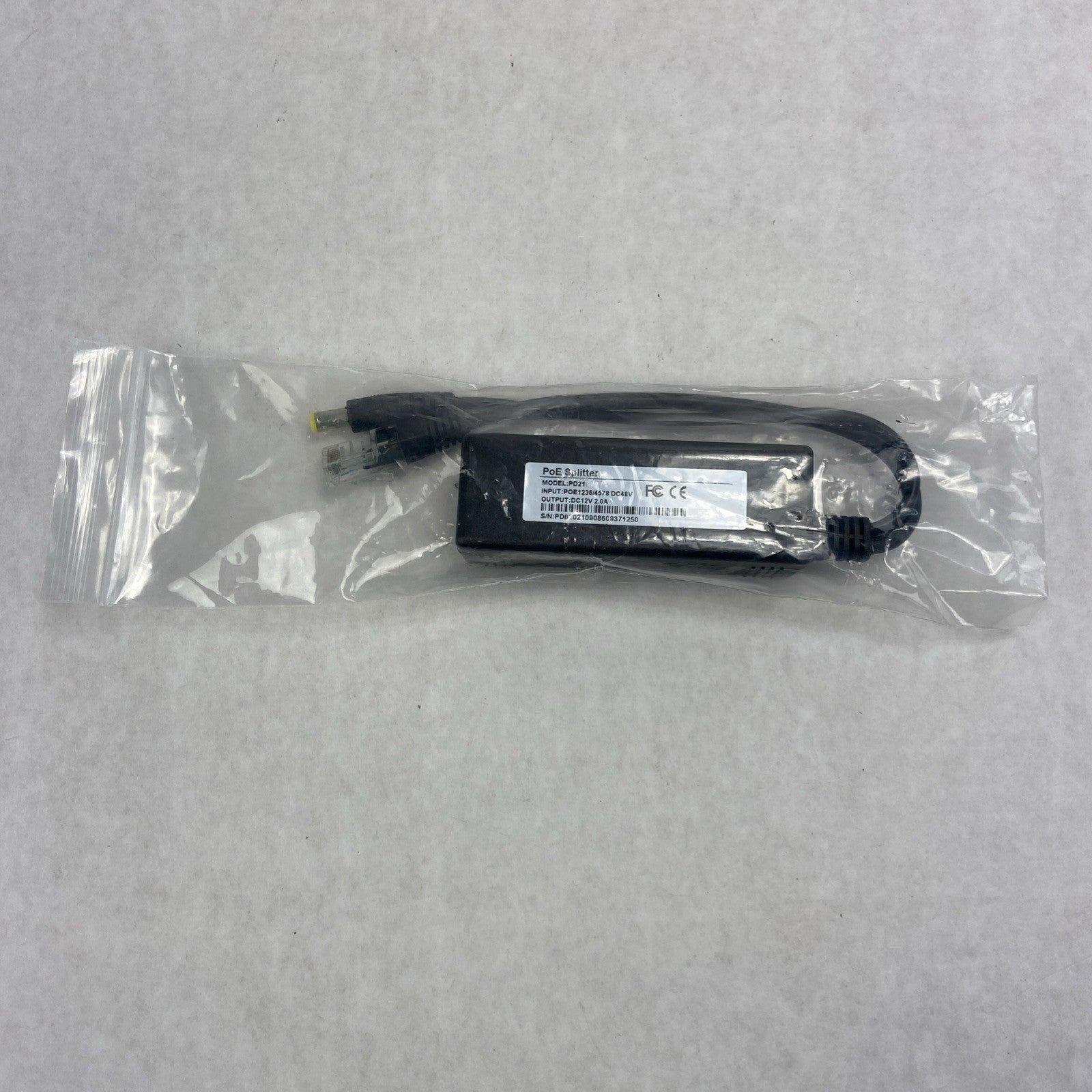 48V to 12V 2A PoE Splitter Adapter - NEW
