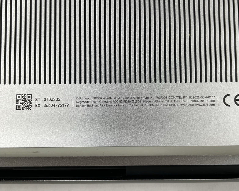 Dell XPS 15 9520 15.6" i7-12700H 2.27 GHz 16 GB RAM RTX 3060TI No SSD/OS/AC